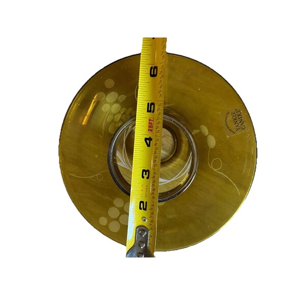 Yankee Candle Jar Candle Shade/Topper Green Cut Glass Grapes - Picture 4 of 4